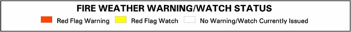 Fire Advisories Legend
