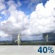 Friday: A 40 percent chance of showers and thunderstorms, mainly after 2pm. Mostly sunny, with a high near 89. Calm wind becoming west southwest 5 to 9 mph in the afternoon. Friday: A 40 percent chance of showers and thunderstorms, mainly after 2pm. Mostly sunny, with a high near 89. Calm wind becoming west southwest 5 to 9 mph in the afternoon.