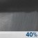 Tonight: A chance of showers and thunderstorms, then showers after 4am. Low around 49. Calm wind. Chance of precipitation is 80%. New rainfall amounts of less than a tenth of an inch, except higher amounts possible in thunderstorms. Tonight: A chance of showers and thunderstorms, then showers after 4am. Low around 49. Calm wind. Chance of precipitation is 80%. New rainfall amounts of less than a tenth of an inch, except higher amounts possible in thunderstorms.