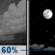 Tonight: Showers and thunderstorms likely, mainly before 9pm.  Partly cloudy, with a low around 71. Calm wind becoming north around 6 mph after midnight.  Chance of precipitation is 60%. New precipitation amounts of less than a tenth of an inch, except higher amounts possible in thunderstorms. 