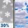 Sunday: A 30 percent chance of snow before 10am.  Mostly cloudy, with a high near 31.