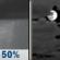 Sunday Night: A 50 percent chance of showers and thunderstorms before midnight.  Mostly cloudy, with a low around 58. Northeast wind 5 to 11 mph becoming southwest after midnight. Winds could gust as high as 21 mph. 
