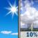 Wednesday: A 10 percent chance of showers and thunderstorms after noon.  Mostly sunny, with a high near 73. Calm wind becoming south southeast around 5 mph. 
