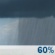 Thursday: Rain likely, mainly between 11am and 2pm, then showers likely and possibly a thunderstorm after 2pm. Partly sunny, with a high near 66. Chance of precipitation is 60%. Thursday: Rain likely, mainly between 11am and 2pm, then showers likely and possibly a thunderstorm after 2pm. Partly sunny, with a high near 66. Chance of precipitation is 60%.
